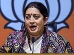Union minister and Amethi MP Smriti Irani. (File)