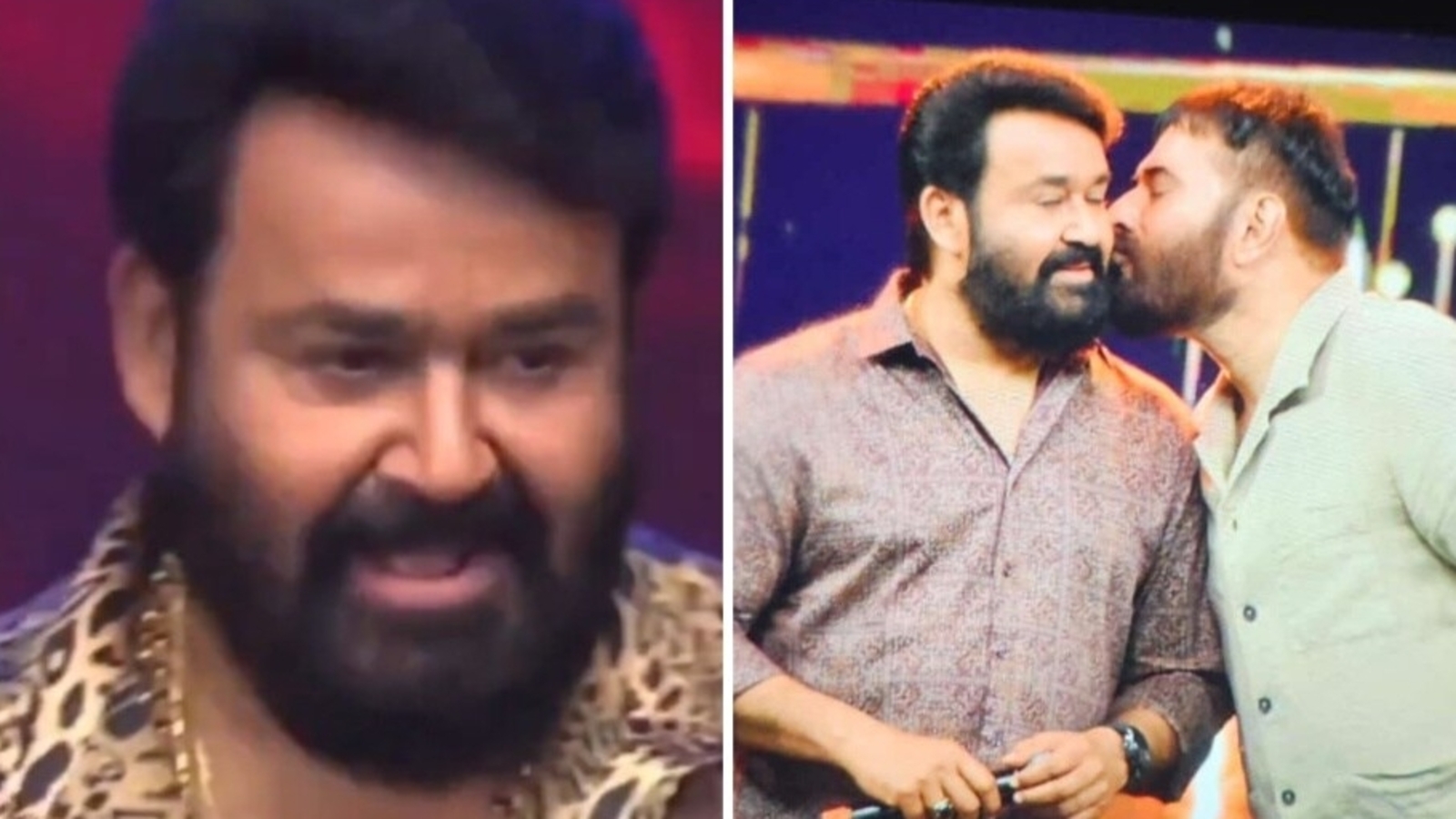 Mohanlal dances to Shah Rukh Khan's Zinda Banda and Rajinikanth's Hukum, plants a kiss on Mammootty's cheek - Vimarsana News