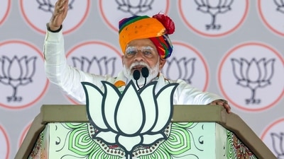 "In the Lok Sabha elections, the BJP-NDA is receiving immense support from people all over the country. Amid this atmosphere of enthusiasm, I will be among my family members in two states today. At around 10:45 am, I will be in Tonk-Sawaimadhopur in Rajasthan. Then, at around 2:45 pm, I will be in Janjgir-Champa in Chhattisgarh. Finally, at around 5 pm, I will be in Mahasamund, where I will receive the blessings of my loved ones," PM Narendra Modi said in a post on X. (BJP ) "In the Lok Sabha elections, the BJP-NDA is receiving immense support from people all over the country. Amid this atmosphere of enthusiasm, I will be among my family members in two states today. At around 10:45 am, I will be in Tonk-Sawaimadhopur in Rajasthan. Then, at around 2:45 pm, I will be in Janjgir-Champa in Chhattisgarh. Finally, at around 5 pm, I will be in Mahasamund, where I will receive the blessings of my loved ones," PM Narendra Modi said in a post on X. (BJP )