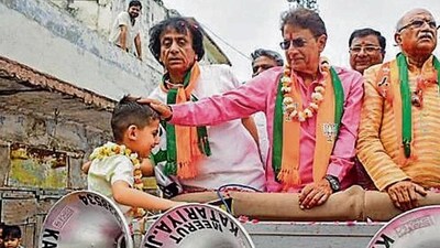 BJP candidate Arun Govil campaigns in Meerut. (FILE PHOTO) BJP candidate Arun Govil campaigns in Meerut. (FILE PHOTO)