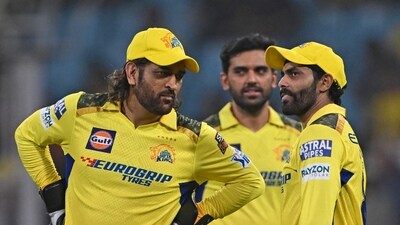 Chennai Super Kings' MS Dhoni (L), Ravindra Jadeja (R) and Deepak Chahar (AFP) Chennai Super Kings' MS Dhoni (L), Ravindra Jadeja (R) and Deepak Chahar (AFP)