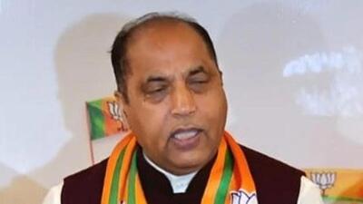 Former Himachal chief minister and Leader of Opposition Jai Ram Thakur (HT File) Former Himachal chief minister and Leader of Opposition Jai Ram Thakur (HT File)
