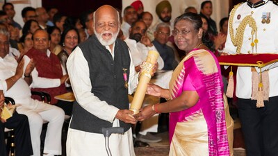 Dattatray Ambadas Mayaloo alias Rajdutt: Dattatray Ambadas Mayaloo alias Rajdutt is a renowned Indian educationist and social worker who has been awarded the Padma Bhushan for his contributions to the field of education.&nbsp;&nbsp; (PTI)