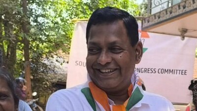 Congress candidate from South Goa constituency Viriato Fernandes (PTI) Congress candidate from South Goa constituency Viriato Fernandes (PTI)