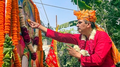 The festivities are marked by colourful processions, cultural performances and the sharing of prasad. (PTI)