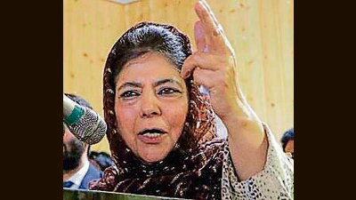 Peoples Democratic Party president Mehbooba Mufti (ANI) Peoples Democratic Party president Mehbooba Mufti (ANI)