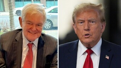 Newt Gingrich has compareed Donald Trump's hush money trial to 'some of the civil rights workers in Mississippi in the 1960s' (newtgingrich/Instagram, Curtis Means/DailyMail.com via AP, Pool) Newt Gingrich has compareed Donald Trump's hush money trial to 'some of the civil rights workers in Mississippi in the 1960s' (newtgingrich/Instagram, Curtis Means/DailyMail.com via AP, Pool)