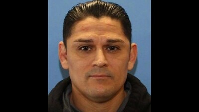 Ex-cop Elias Huizar is on the run after killing his ex-wife and his girlfriend in Washington state (West Richland Police Department) Ex-cop Elias Huizar is on the run after killing his ex-wife and his girlfriend in Washington state (West Richland Police Department)