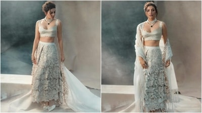 Kajal Aggarwal captioned the posts, "#vintagevibes," and "An ode to my favourite, the gorgeous white Swan - symbolic of purity, love and devotion, often associated with innocence and grace." (Instagram) Kajal Aggarwal captioned the posts, "#vintagevibes," and "An ode to my favourite, the gorgeous white Swan - symbolic of purity, love and devotion, often associated with innocence and grace." (Instagram)
