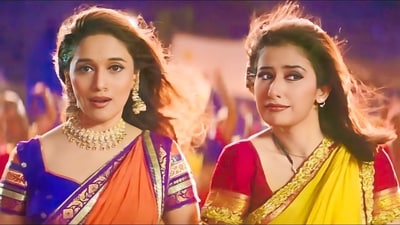 Madhuri Dixit and Manisha Koirala eventually starred together in Lajja. Madhuri Dixit and Manisha Koirala eventually starred together in Lajja.