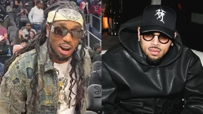 Quavo hits back at Chris Brown with his own diss track in response to the previous 'Weakest Link' attack. (Instagram ) Quavo hits back at Chris Brown with his own diss track in response to the previous 'Weakest Link' attack. (Instagram )