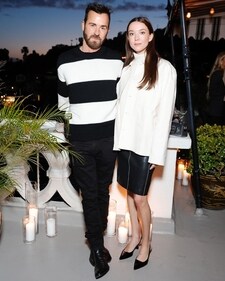 Justin Theroux and Nicole Brydon Bloom (Instagram)