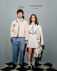 Logan Lerman and Ana Corrigan (Instagram)