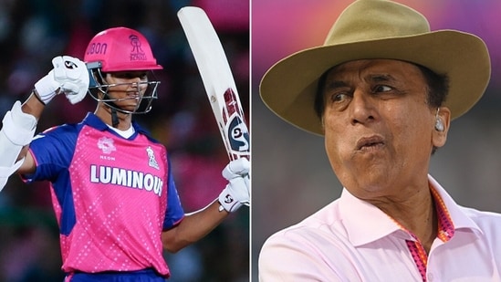 Sunil Gavaskar's question caught Yashasvi Jaiswal by surprise. (ANI-Getty)