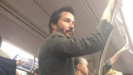 John Wick, Matrix star Keanu Reeves was often spotted on the NYC subway.