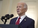 President Joe Biden speaks before signing a $95 billion Ukraine aid package that also includes support for Israel, Taiwan, and other allies, in the State Dining Room of the White House, Wednesday, April 24, 2024, in Washington. (AP Photo/Evan Vucci)