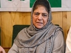 Former J&K chief minister and the PDP president Mehbooba Mufti 