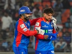 Kuldeep got the big wickets of Wriddhiman Saha and Rahul Tewatia. Kuldeep got the big wickets of Wriddhiman Saha and Rahul Tewatia.