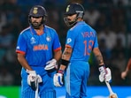 Rohit Sharma and Virat Kohli in action for India during the ODI World Cup last year Rohit Sharma and Virat Kohli in action for India during the ODI World Cup last year