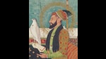Aurangzeb holds court, as painted by (perhaps) Bichitr. (Wikimedia Commons)
