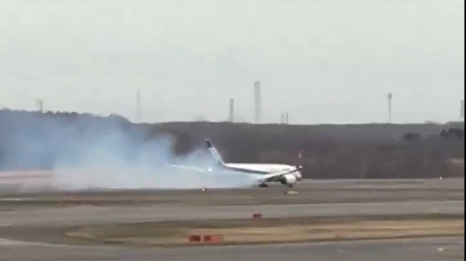 Watch: Smoke billows from aircraft upon landing in Japan, disaster averted - Vimarsana News