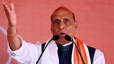 Minister of Defence Rajnath Singh (Hindustan Times) Minister of Defence Rajnath Singh (Hindustan Times)
