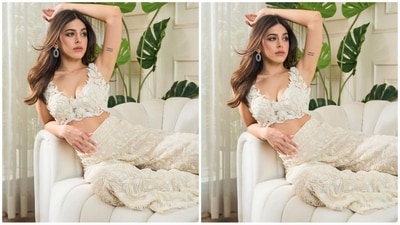 On Tuesday, Alaya gave her fans a sweet surprise as the actress took to Instagram and uploaded a series of stunning pictures accompanied by the caption "Growing and glowinggggg". In the post, she can be seen posing seductively in an all-white ethnic ensemble that oozes glamour. (Instagram/@alayaf) On Tuesday, Alaya gave her fans a sweet surprise as the actress took to Instagram and uploaded a series of stunning pictures accompanied by the caption "Growing and glowinggggg". In the post, she can be seen posing seductively in an all-white ethnic ensemble that oozes glamour. (Instagram/@alayaf)