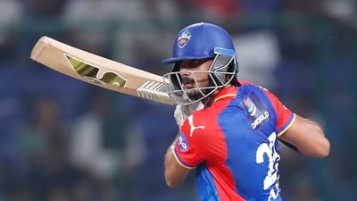 Axar Patel also proved his batting prowess and scored 66 runs while batting at number 3 as he and Pant shared a solid 113-run stand for the fourth wicket. (IPL-X) Axar Patel also proved his batting prowess and scored 66 runs while batting at number 3 as he and Pant shared a solid 113-run stand for the fourth wicket. (IPL-X)