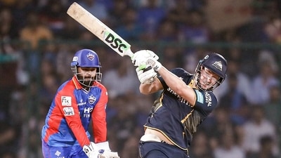 David Miller scored a quickfire 55 but it wasn't enough for Gujarat Titans in the mammoth 225-run chase at Arun Jaitley Stadium, New Delhi. (ANI) David Miller scored a quickfire 55 but it wasn't enough for Gujarat Titans in the mammoth 225-run chase at Arun Jaitley Stadium, New Delhi. (ANI)