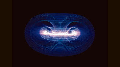 High Energy Particles Flow Through A Tokamak Or Doughnut-Shaped Device. Antigravity, Magnetic Field, Nuclear Fusion, Gravitational Waves And Spacetime Concept (Getty Images/iStockphoto) High Energy Particles Flow Through A Tokamak Or Doughnut-Shaped Device. Antigravity, Magnetic Field, Nuclear Fusion, Gravitational Waves And Spacetime Concept (Getty Images/iStockphoto)