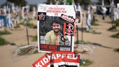Hamas publishes propaganda video of Israeli-American hostage Hersh Goldberg-Polin (AP Photo/Maya Alleruzzo) (AP) Hamas publishes propaganda video of Israeli-American hostage Hersh Goldberg-Polin (AP Photo/Maya Alleruzzo) (AP)