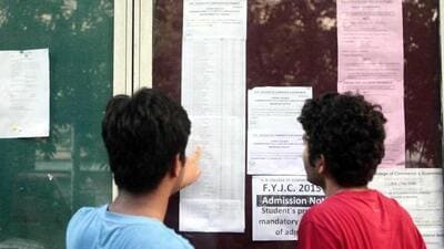 MUMBAI, INIDA - AUGUST 10, 2016 : More than 70,000 students applied in the special round for online admissions to first-year junior college (FYJC) by Tuesday night. Those who missed out can try again on August 18, said officials of the state education department on Wednesday August 10, 2016 in Mumbai, India.