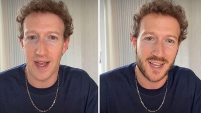 Mark Zuckerberg appeared on a video on Instagram wearing a chain. (Instagram/zuck) Mark Zuckerberg appeared on a video on Instagram wearing a chain. (Instagram/zuck)