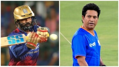India needed four runs to win and Karthik hit a six (AP-PTI) India needed four runs to win and Karthik hit a six (AP-PTI)