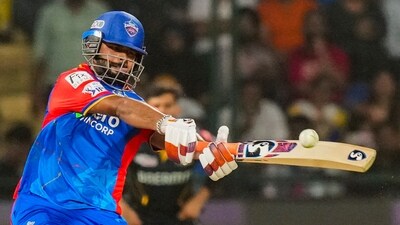 Rishabh Pant plays a shot during an Indian Premier League (IPL) 2024 T20 cricket match between Delhi Capitals and Gujarat Titans (PTI) Rishabh Pant plays a shot during an Indian Premier League (IPL) 2024 T20 cricket match between Delhi Capitals and Gujarat Titans (PTI)