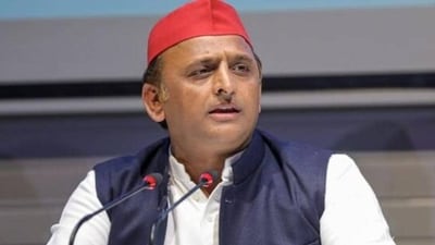 Samajwadi Party chief Akhilesh Yadav (HT file)