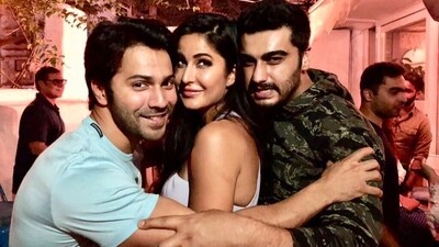 In January 2018, Varun posted a picture with Katrina Kaif and Arjun Kapoor. The actors seemed to be at a party. The caption read, "About last night. Kat attack @katrinakaif @arjunkapoor." In 2018, Katrina and Varun were seen together as guests on Koffee With Karan season 6, episode 4. 