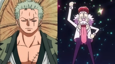 Zoro and Dr Vegapunk in One Piece anime. Zoro and Dr Vegapunk in One Piece anime.