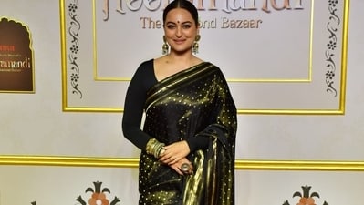 Sonakshi Sinha dazzled in a black saree at the premiere. She plays one of the leads in the show. Sonakshi Sinha dazzled in a black saree at the premiere. She plays one of the leads in the show.