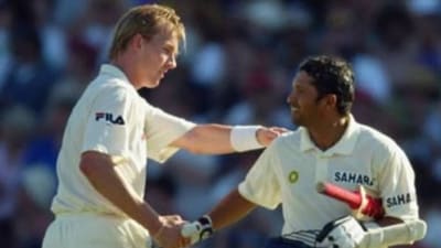 241 (436) vs Australia 4th Test Sydney January 2004 - An extraordinary innings against multiple odds which is remembered fondly by almost every Australian player who was on the field to witness it. Tendulkar had been going through a run of bad form with the Australians trapping him whenever he went for one of his famous cover drives. This time, he pocketed his trademark shot and hardly played anything offside. Tendulkar batted for a whopping 613 minutes and ecked out an unbeaten 241. The match, which was Australia great Steve Waugh's last, ended in a draw. (Getty Images) 241 (436) vs Australia 4th Test Sydney January 2004 - An extraordinary innings against multiple odds which is remembered fondly by almost every Australian player who was on the field to witness it. Tendulkar had been going through a run of bad form with the Australians trapping him whenever he went for one of his famous cover drives. This time, he pocketed his trademark shot and hardly played anything offside. Tendulkar batted for a whopping 613 minutes and ecked out an unbeaten 241. The match, which was Australia great Steve Waugh's last, ended in a draw. (Getty Images)