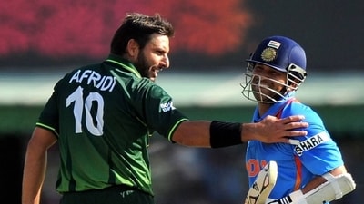 85 (115) vs Pakistan 2011 World Cup Mohali March 30, 2011 - Tendulkar anchored the majority of the Indian innings in their 2011 World Cup semi-finals against arch-rivals Pakistan. He fought his way to 85 off 115 before falling to Saeed Ajmal and India put up a total of 260/9. All five of India's bowlers, Zaheer Khan, Ashish Nehra, Munaf Patel, Harbhajan Singh and Yuvraj Singh then took two wickets each and India won the game by 29 runs. They would famously go on to win the final at the Wankhede Stadium, thus fulfilling Tendulkar's lifelong dream of winning the World Cup. (AFP) 85 (115) vs Pakistan 2011 World Cup Mohali March 30, 2011 - Tendulkar anchored the majority of the Indian innings in their 2011 World Cup semi-finals against arch-rivals Pakistan. He fought his way to 85 off 115 before falling to Saeed Ajmal and India put up a total of 260/9. All five of India's bowlers, Zaheer Khan, Ashish Nehra, Munaf Patel, Harbhajan Singh and Yuvraj Singh then took two wickets each and India won the game by 29 runs. They would famously go on to win the final at the Wankhede Stadium, thus fulfilling Tendulkar's lifelong dream of winning the World Cup. (AFP)