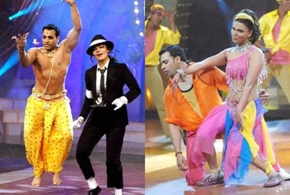 Rakhi Sawant and ex-boyfriend Abhishek Avasthi on Nach Baliye Rakhi Sawant and ex-boyfriend Abhishek Avasthi on Nach Baliye