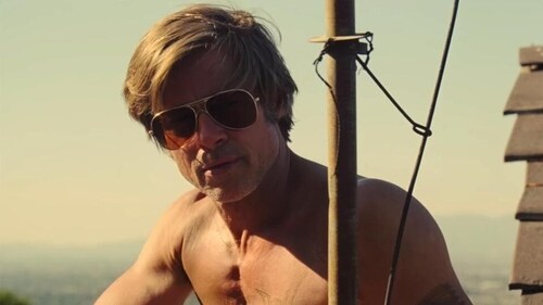 Brad Pitt in a still from Once Upon a Time in Hollywood. Brad Pitt in a still from Once Upon a Time in Hollywood.