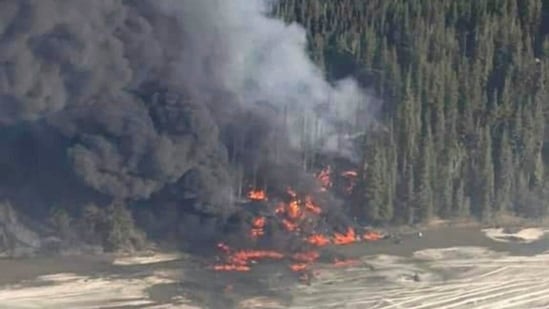 A plane carrying 2 people crashed into Tanana River outside Alaska (Michaela Matherne via AP/PTI)( (AP)