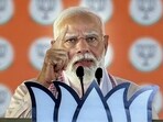 Prime Minister Narendra Modi addresses a public meeting in MP. Prime Minister Narendra Modi addresses a public meeting in MP.
