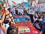 Congress leader Rahul Gandhi in Amethi (PTI)