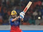 Royal Challengers Bengaluru's Virat Kohli plays a shot during the Indian Premier League cricket match