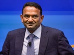 Tata Consultancy Services Ltd (TCS) CEO K Krithivasan during a press conference in Mumbai. Tata Consultancy Services Ltd (TCS) CEO K Krithivasan during a press conference in Mumbai.