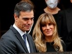 Spanish Prime Minister Pedro Sanchez and his wife Maria Begona Gomez Fernandez 