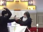 A man stabs Bishop Mar Mari Emmanuel during a church service at The Good Shepherd Church in Wakeley, Sydney.